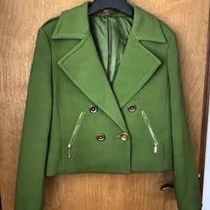 Ellen Tracy Green Blazer/Jacket